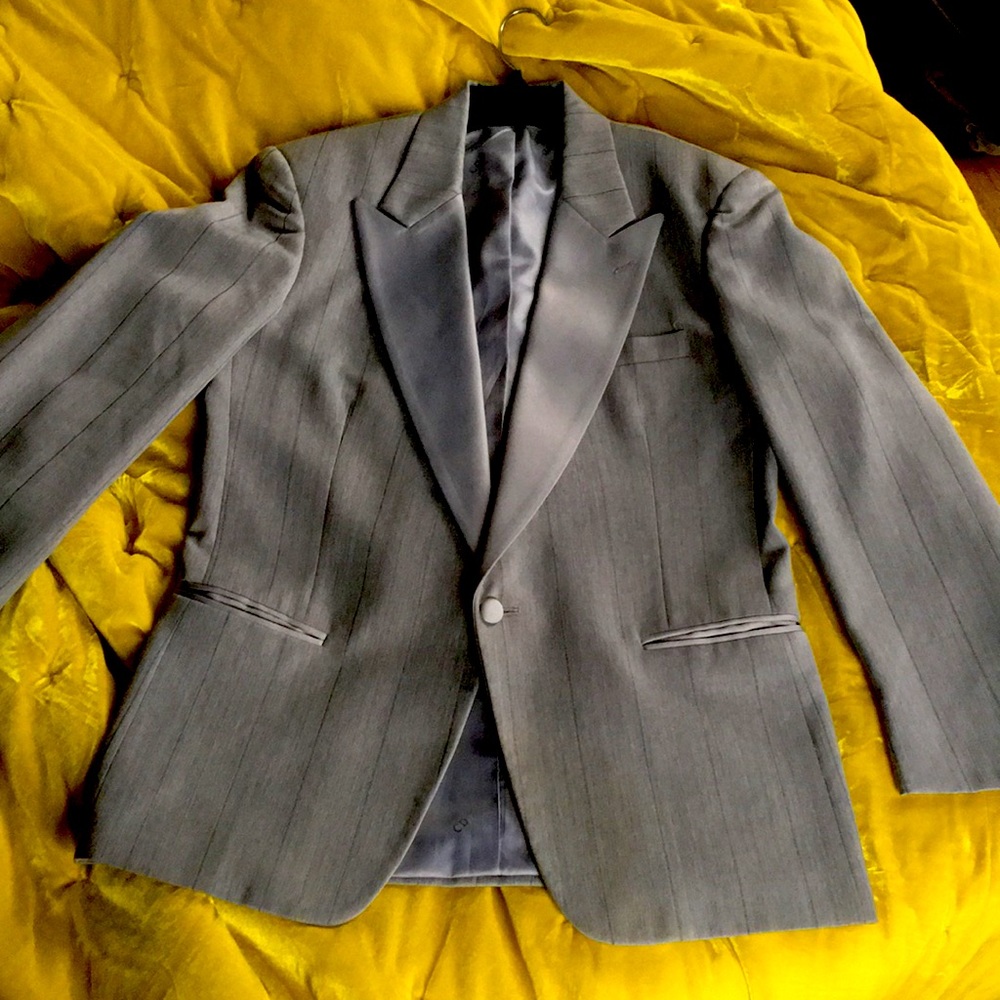 Christian Dior Monsieur Tuxedo Jacket 38R light grey